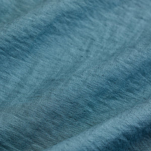 Light Blue Box Fit Linen Blend Shirt