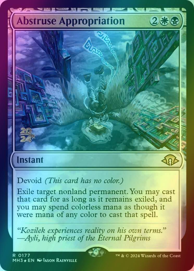 Abstruse Appropriation [177s] [Prerelease] [Modern Horizons 3: Promos] [Foil]