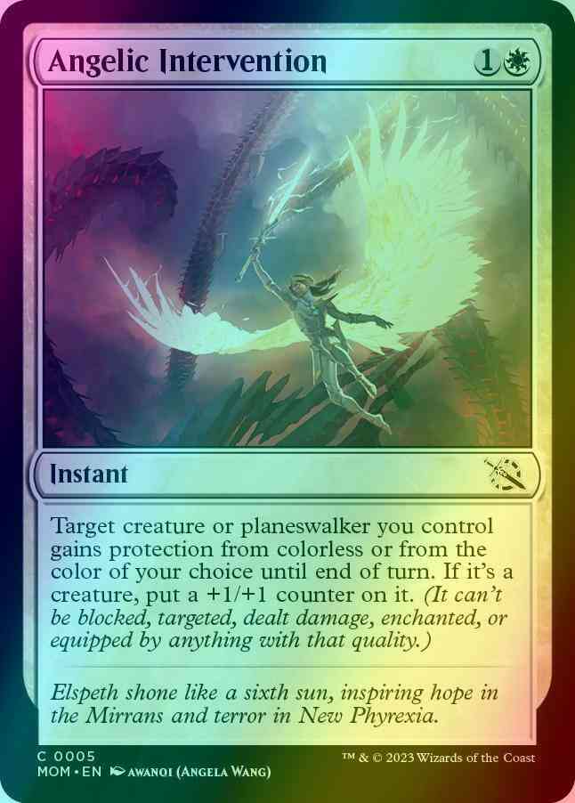Angelic Intervention [5] [March of the Machine] [Foil]