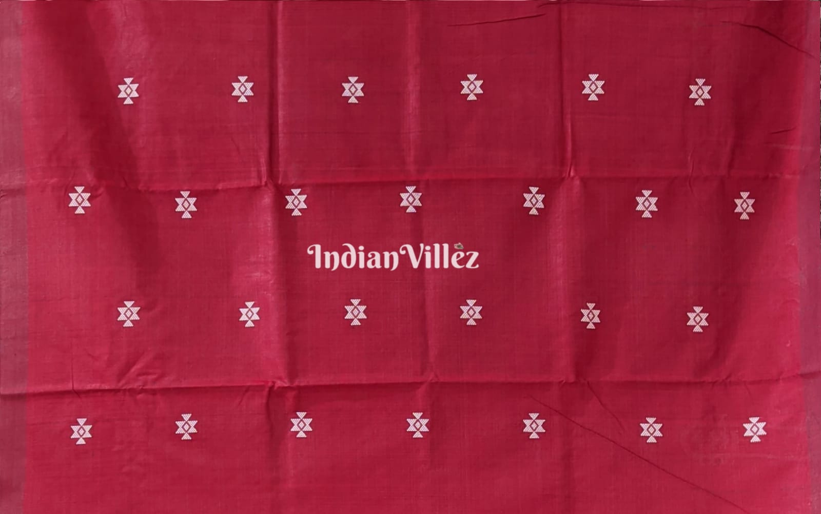 Rust Ganjam Bomkai Theme Gopalpur Tussar Silk Saree