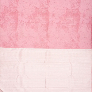 Baby Pink Handloom Kanchipuram Silk Saree With Abstract Motifs