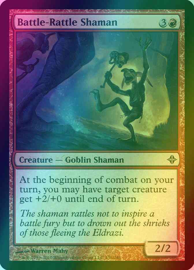 Battle-Rattle Shaman [136] [Rise Of The Eldrazi] [Foil]