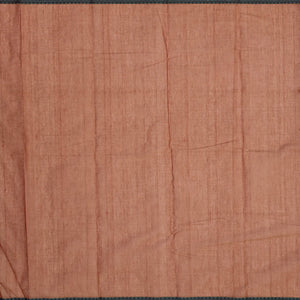 Brown Handloom Kanchi Cotton Saree With Annam & Diamond Buttas