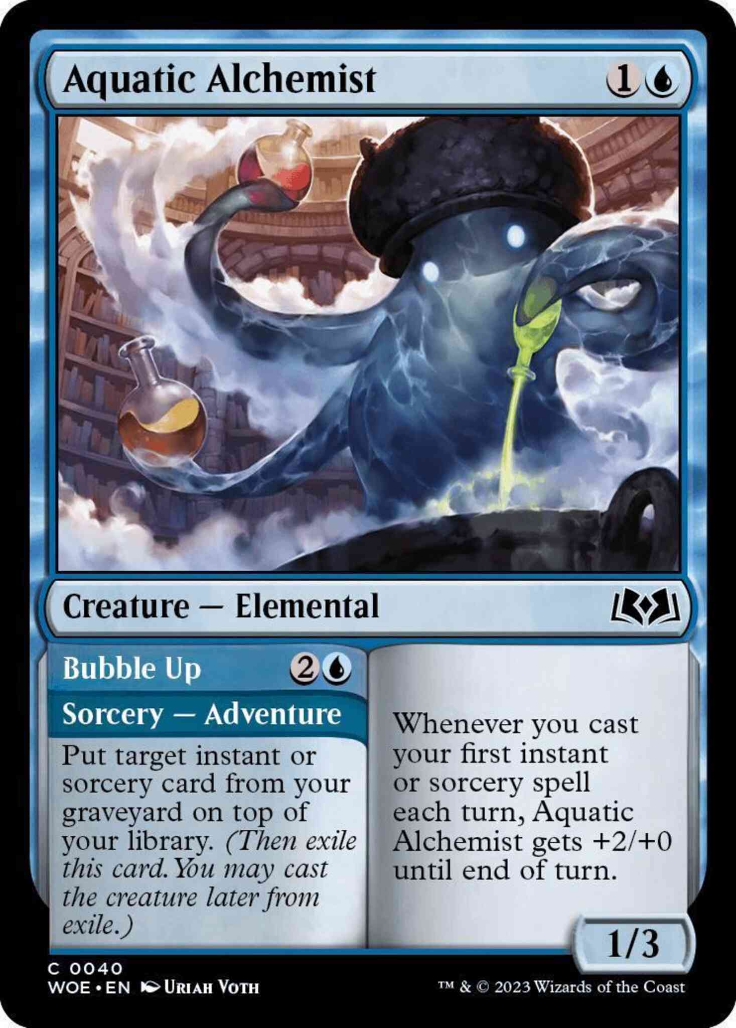 Aquatic Alchemist // Bubble Up [40] [Wilds of Eldraine] [Non-Foil]