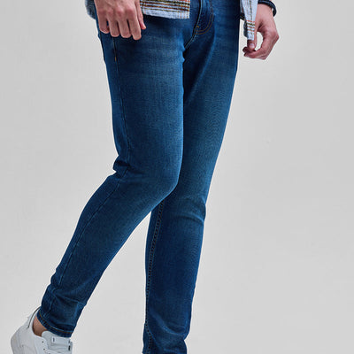 Denim Blue Skinny Fit Jeans