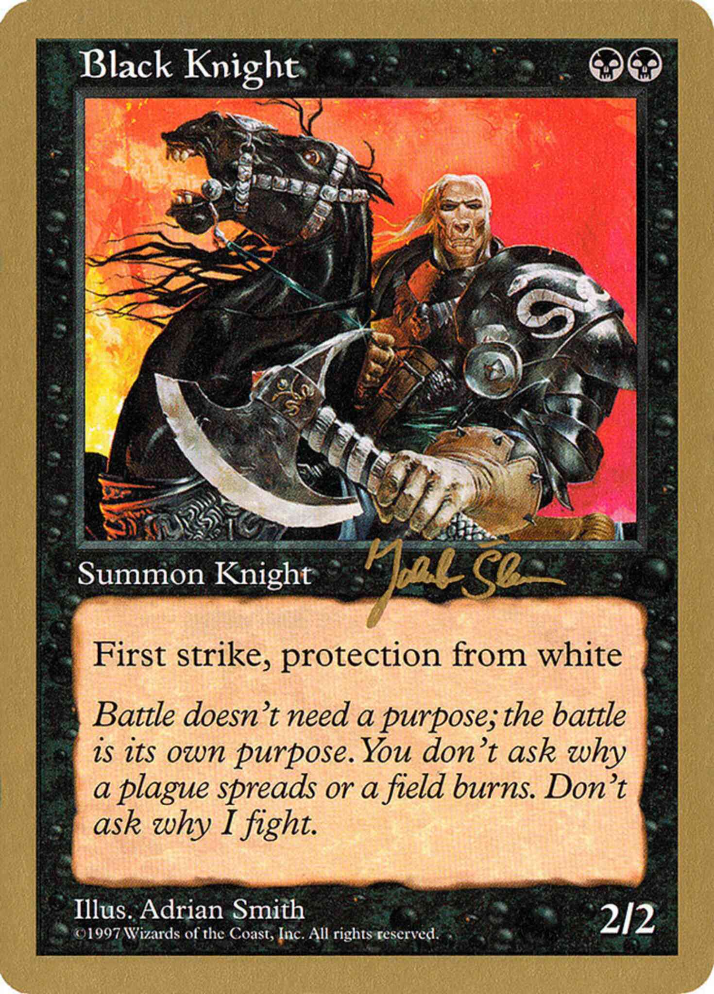 Black Knight [js143] [World Championship Decks 1997] [Non-Foil]