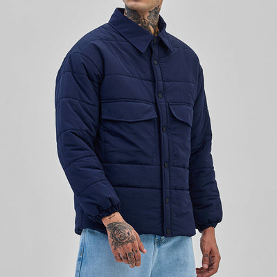 Navy Double Pocket Jacket