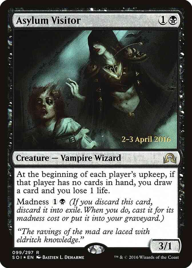 Asylum Visitor [99s] [Shadows over Innistrad Promos] [Foil]