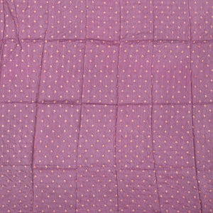 Lilac Woven Viscose Saree With Printed Floral Motifs