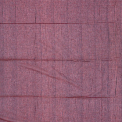 Lilac Handloom Bengal Cotton Saree With Fish Motifs