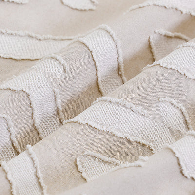 Cream Geometric Box Fit Shirt