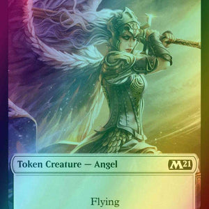 Angel Token (01) // Treasure Token (15) [Core Set 2021 Tokens] [Foil]