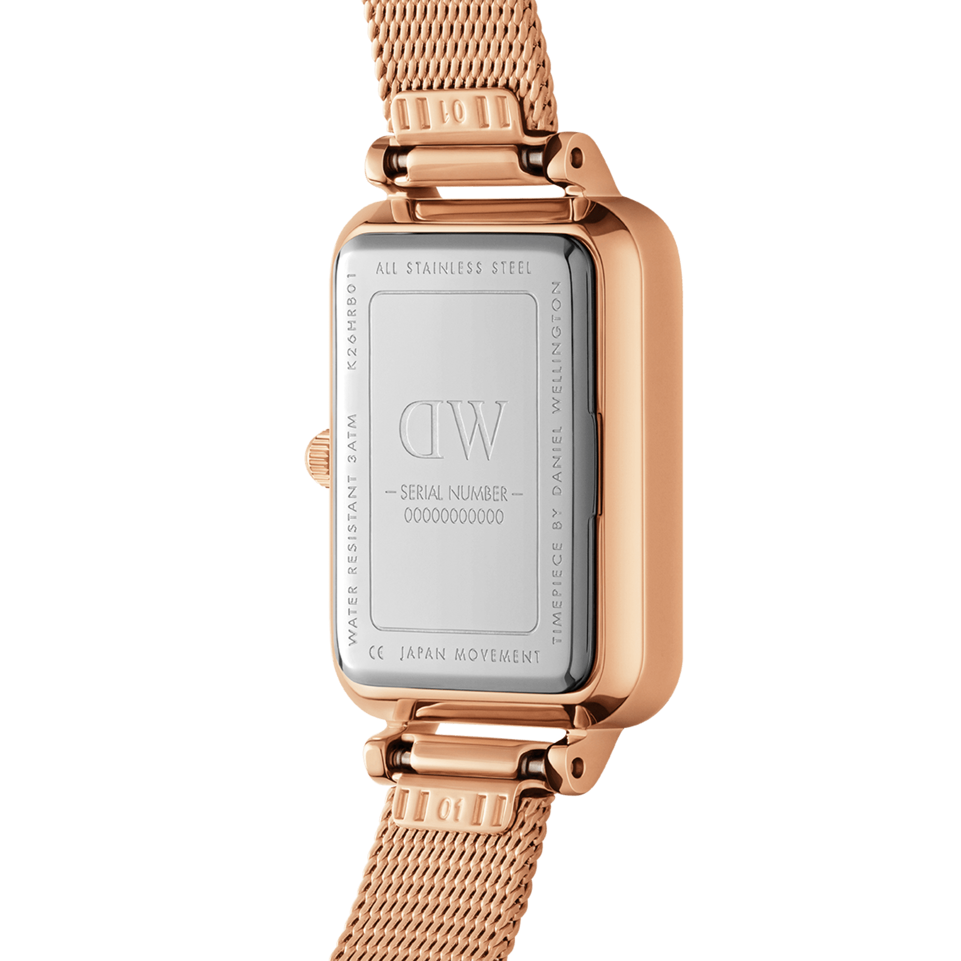 Quadro Pressed Unitone Rose Gold
