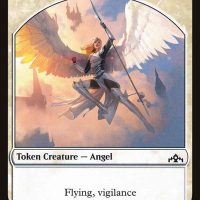 Angel Token (01) // Warrior Token (17) [TGRN-1] [GRN/AKH Set Symbol] [The List] [Non-Foil]