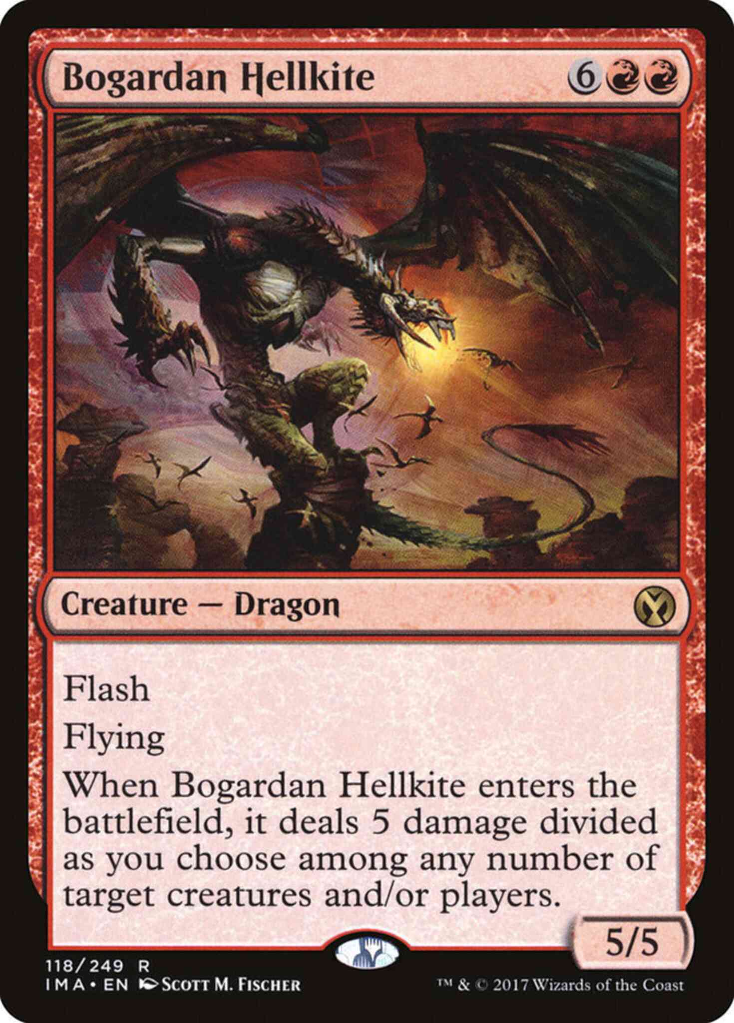 Bogardan Hellkite [118] [Iconic Masters] [Non-Foil]