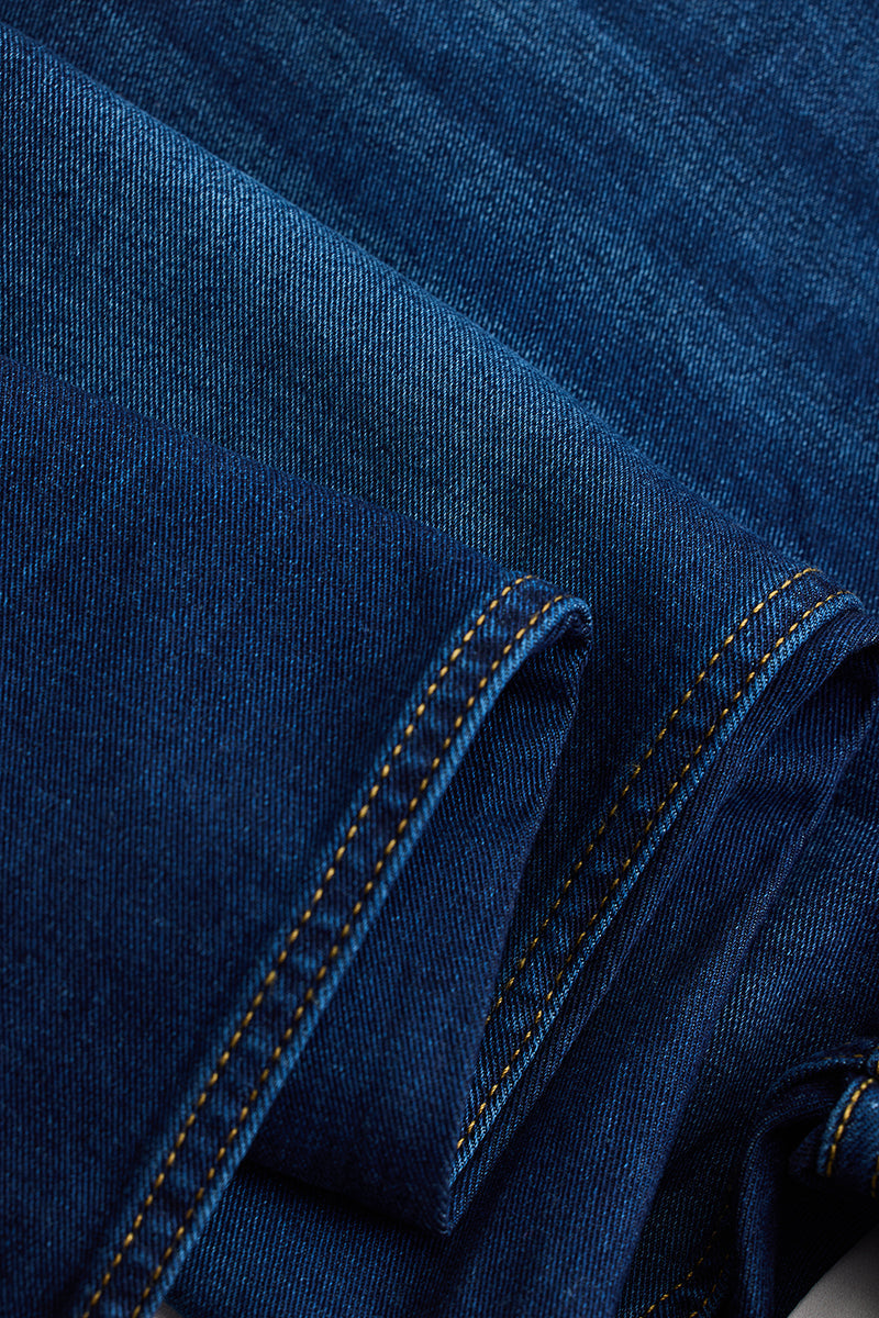 Dark Blue Skinny Fit Jeans