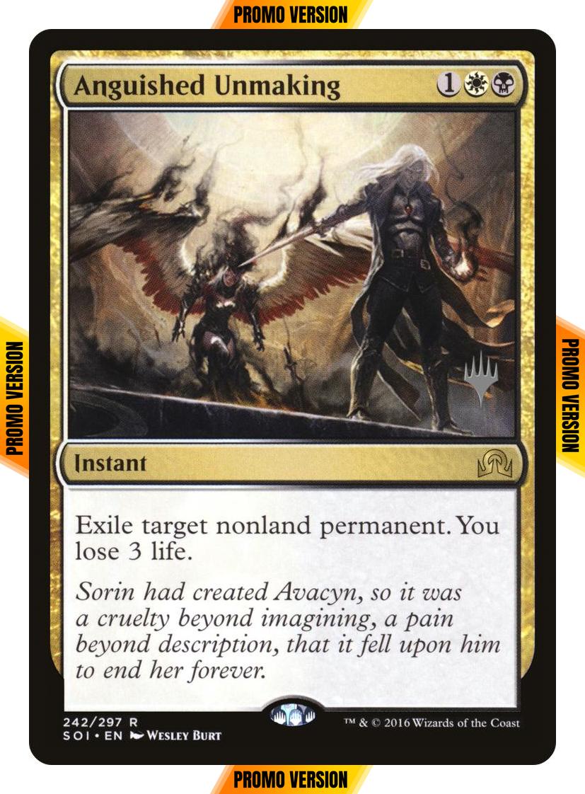 Anguished Unmaking [242p] [Promo Pack] [Shadows over Innistrad Promos] [Non-Foil]