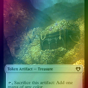 Bird Illusion Token (11) // Treasure Token (48) [Commander Masters: Tokens] [Foil]