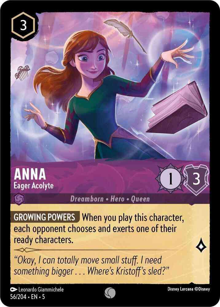 Anna - Eager Acolyte - 56/204 [Shimmering Skies] [Non-Foil]