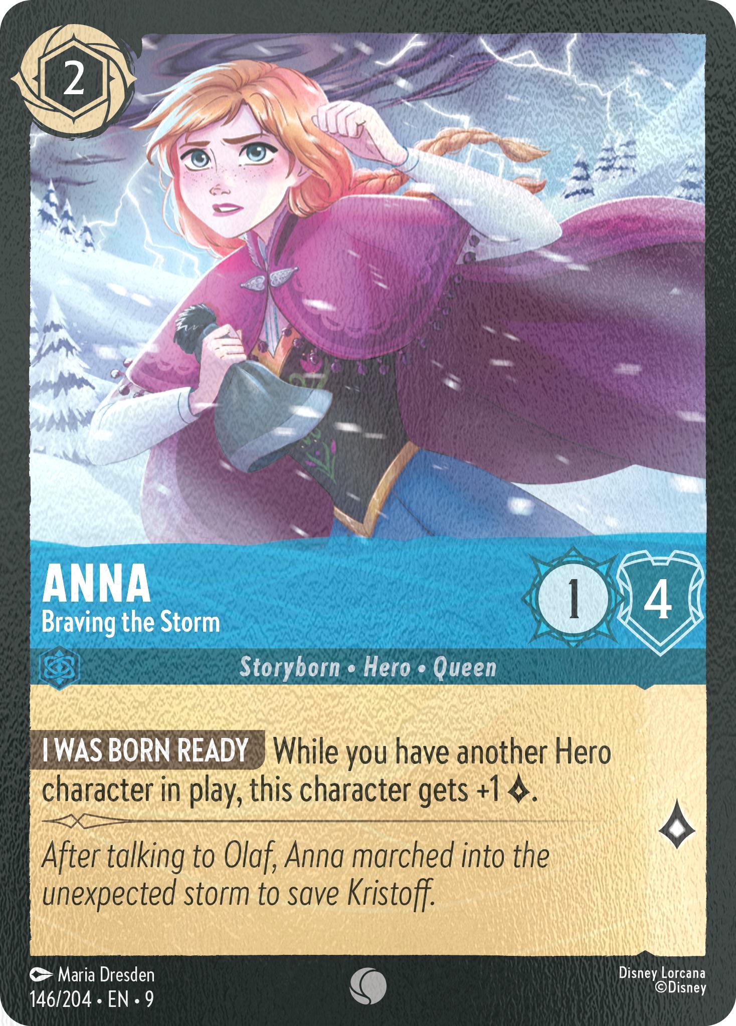 Anna - Braving the Storm - 146/204 [Fabled] [Cold Foil]