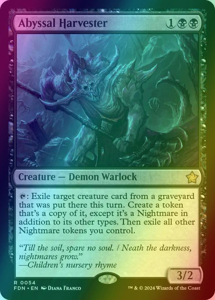 Abyssal Harvester [54] [Foundations] [Foil]