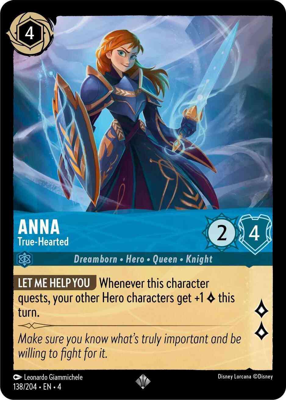 Anna - True-Hearted - 138/204 [Ursula's Return] [Cold Foil]