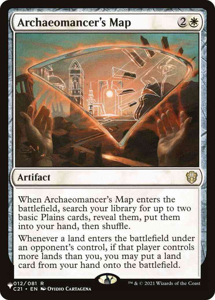 Archaeomancer's Map [C21-12] [The List] [Non-Foil]
