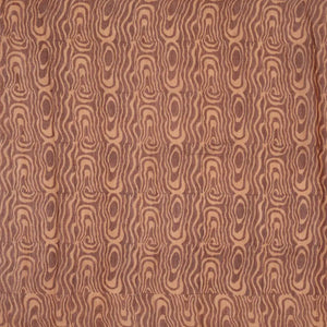 Sandal Woven Chanderi Cotton Saree With Printed Floral Motifs