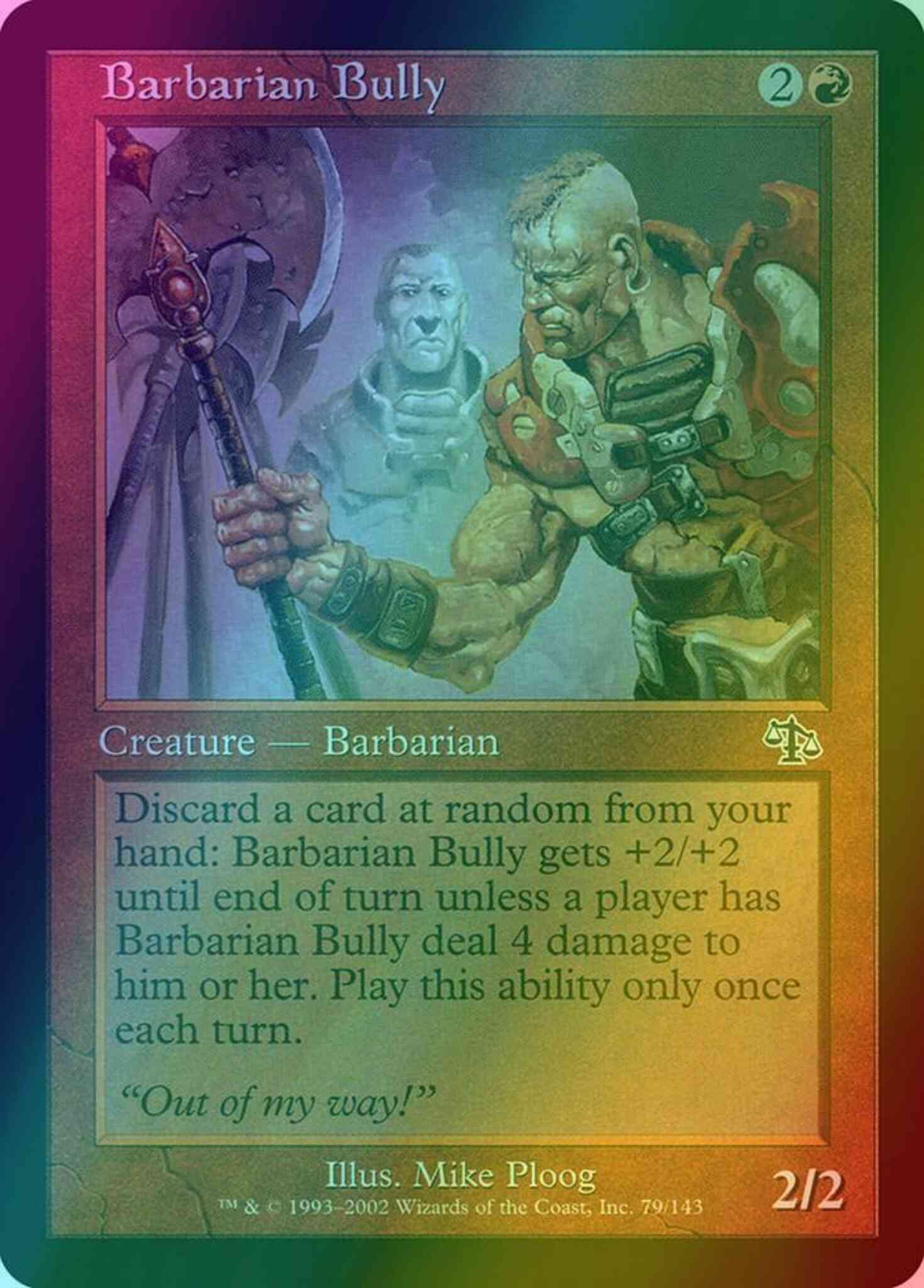 Barbarian Bully [79] [Judgment] [Foil]