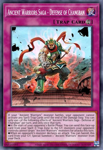 Ancient Warriors Saga - Defense of Changban - IGAS-EN070 - Rare - Unlimited