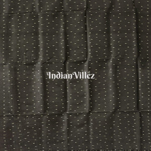 Black Maroon Odisha Ikat Contemporary Silk Saree