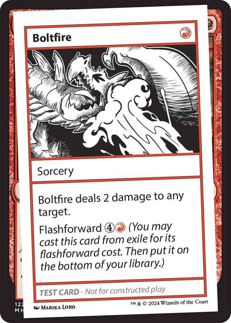 Boltfire [323] [Playtest Card] [Mystery Booster 2] [Non-Foil]