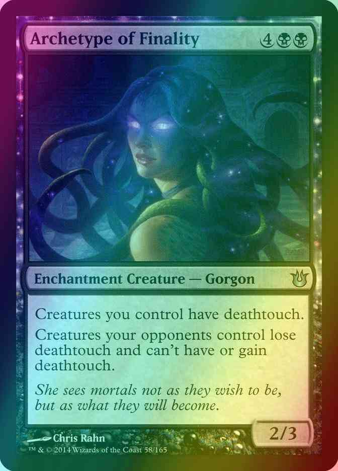 Archetype of Finality [58] [Born of the Gods] [Foil]