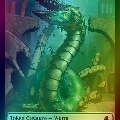 Bird Token (01) // Wurm Token (13) [Ravnica Remastered: Tokens] [Foil]