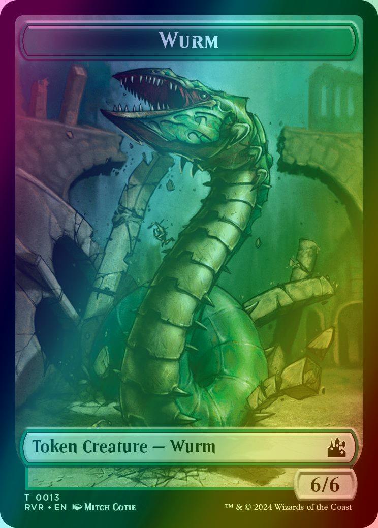 Bird Token (01) // Wurm Token (13) [Ravnica Remastered: Tokens] [Foil]