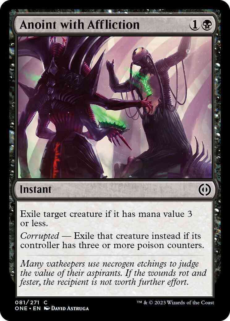 Anoint with Affliction [81] [Phyrexia: All Will Be One] [Non-Foil]