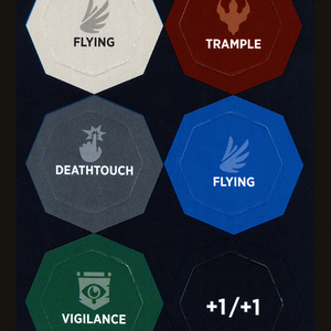 Ability Punchcard (Thin) [01/02] [14] [Ikoria Lair of Behemoths Tokens] [Non-Foil]