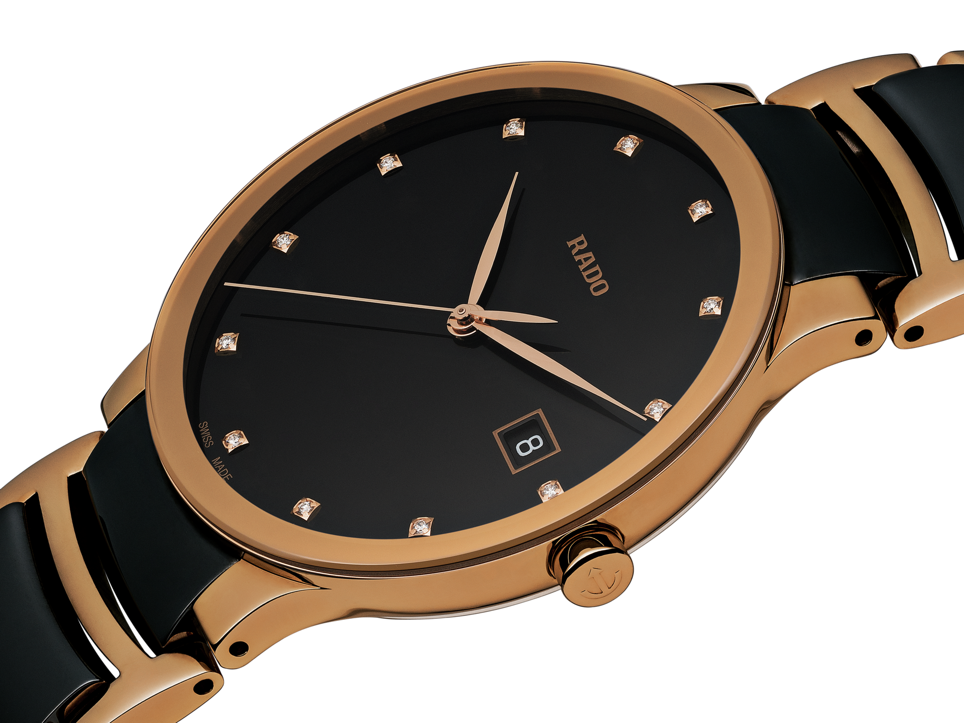 Rado Centrix Black Dial Unisex 38mm