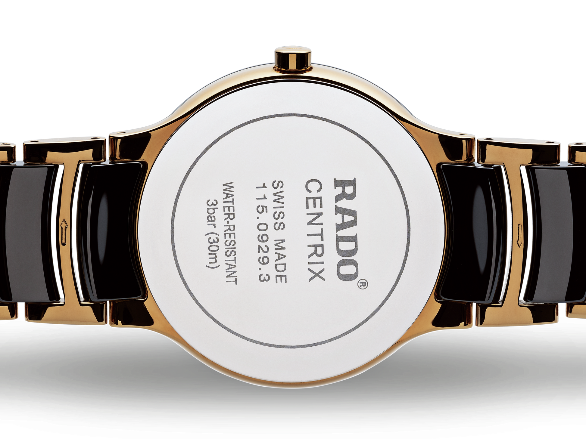 Rado Centrix Black Dial Unisex 38mm