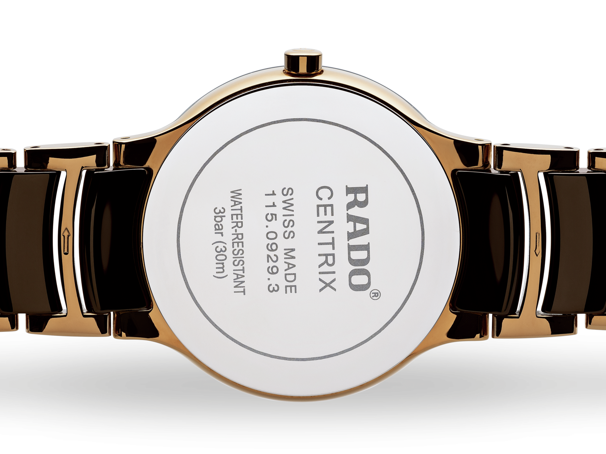 Rado Centrix Brown Dial Unisex 38mm