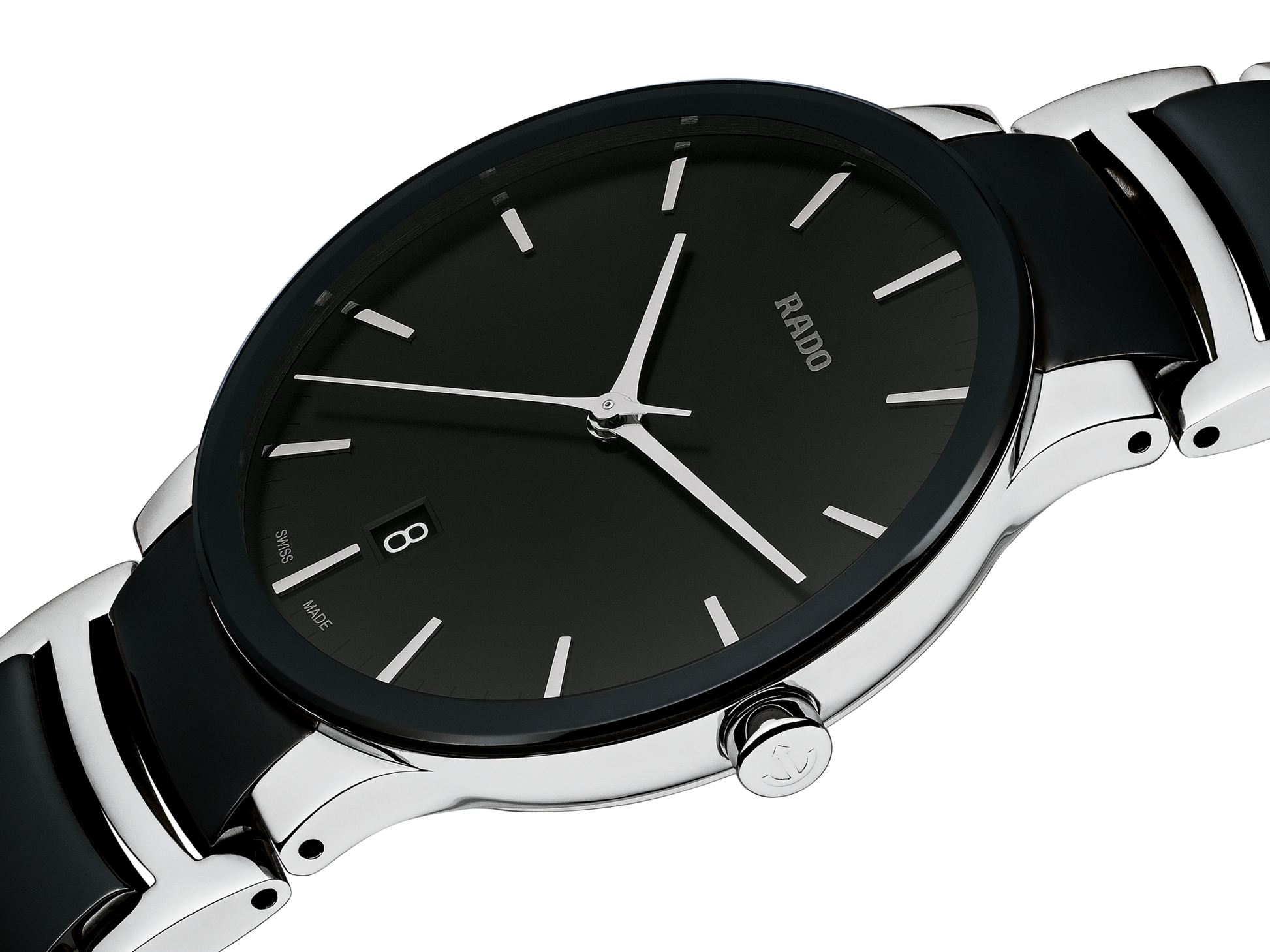 Rado Centrix Black Dial Unisex 38mm