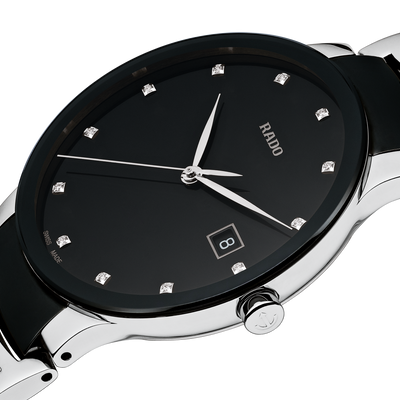 Rado Centrix Black Dial Unisex 38mm