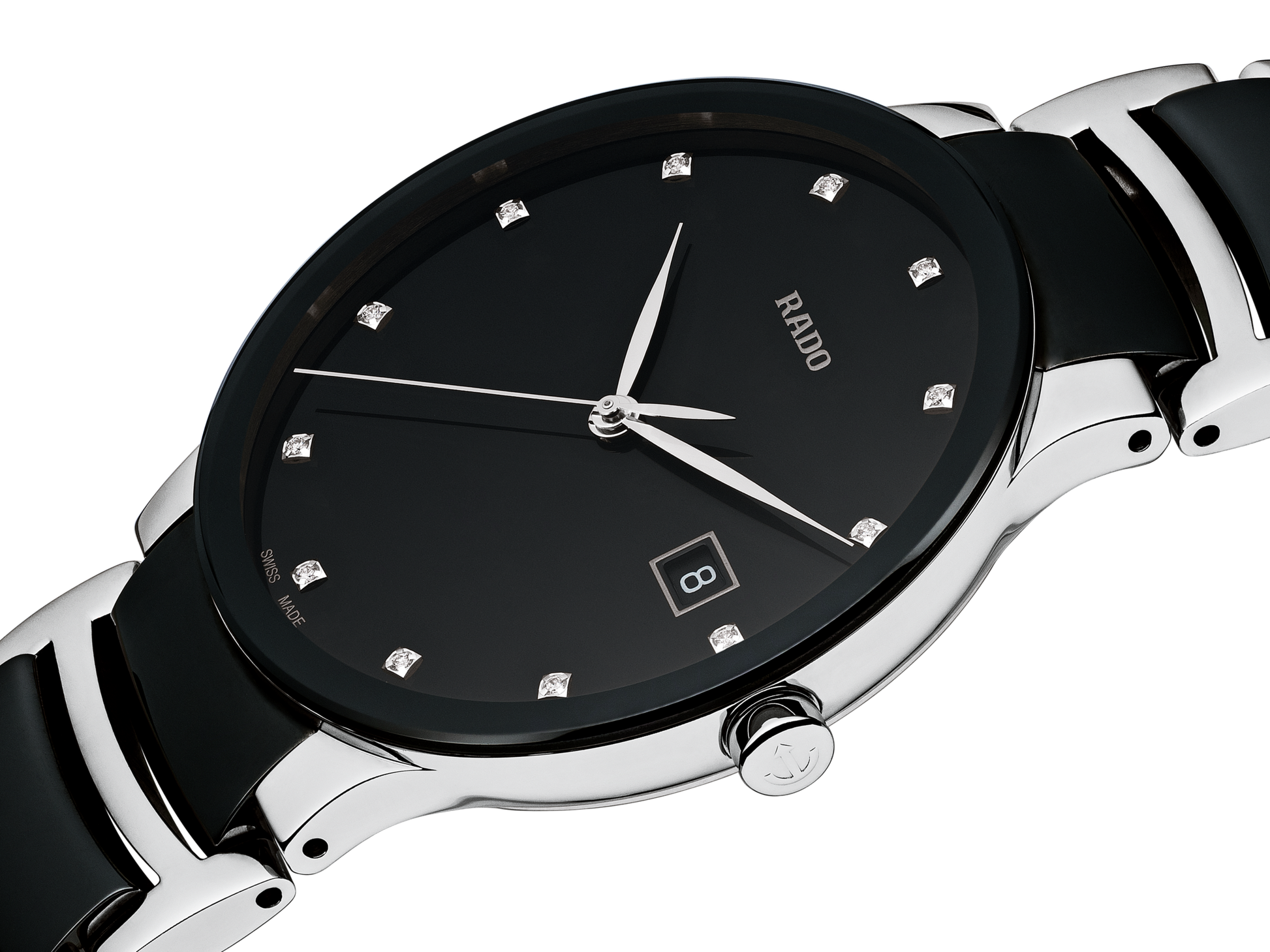 Rado Centrix Black Dial Unisex 38mm