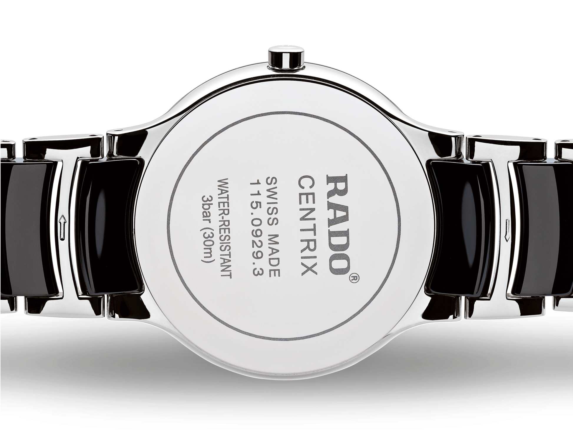 Rado Centrix Black Dial Unisex 38mm