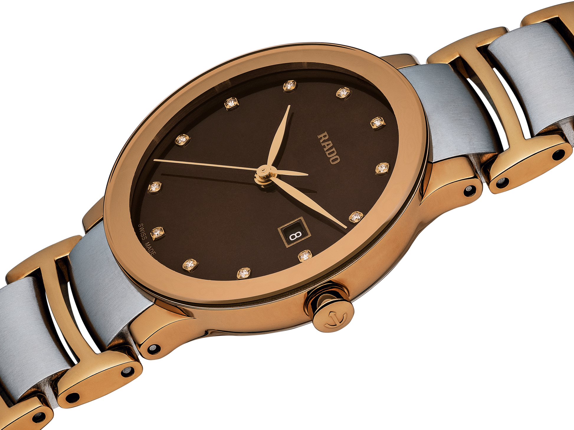 Rado Centrix Brown Dial Women 28mm
