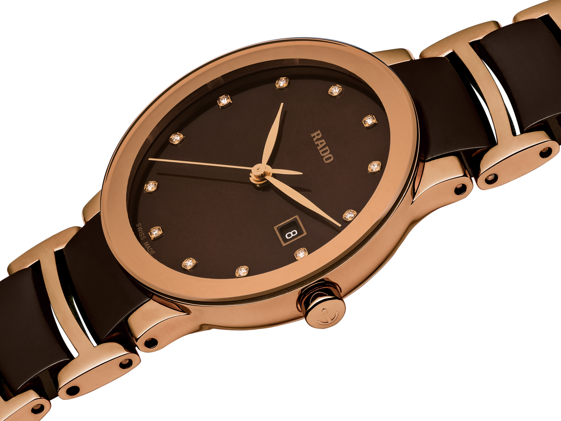 Rado Centrix Brown Dial Women 28mm