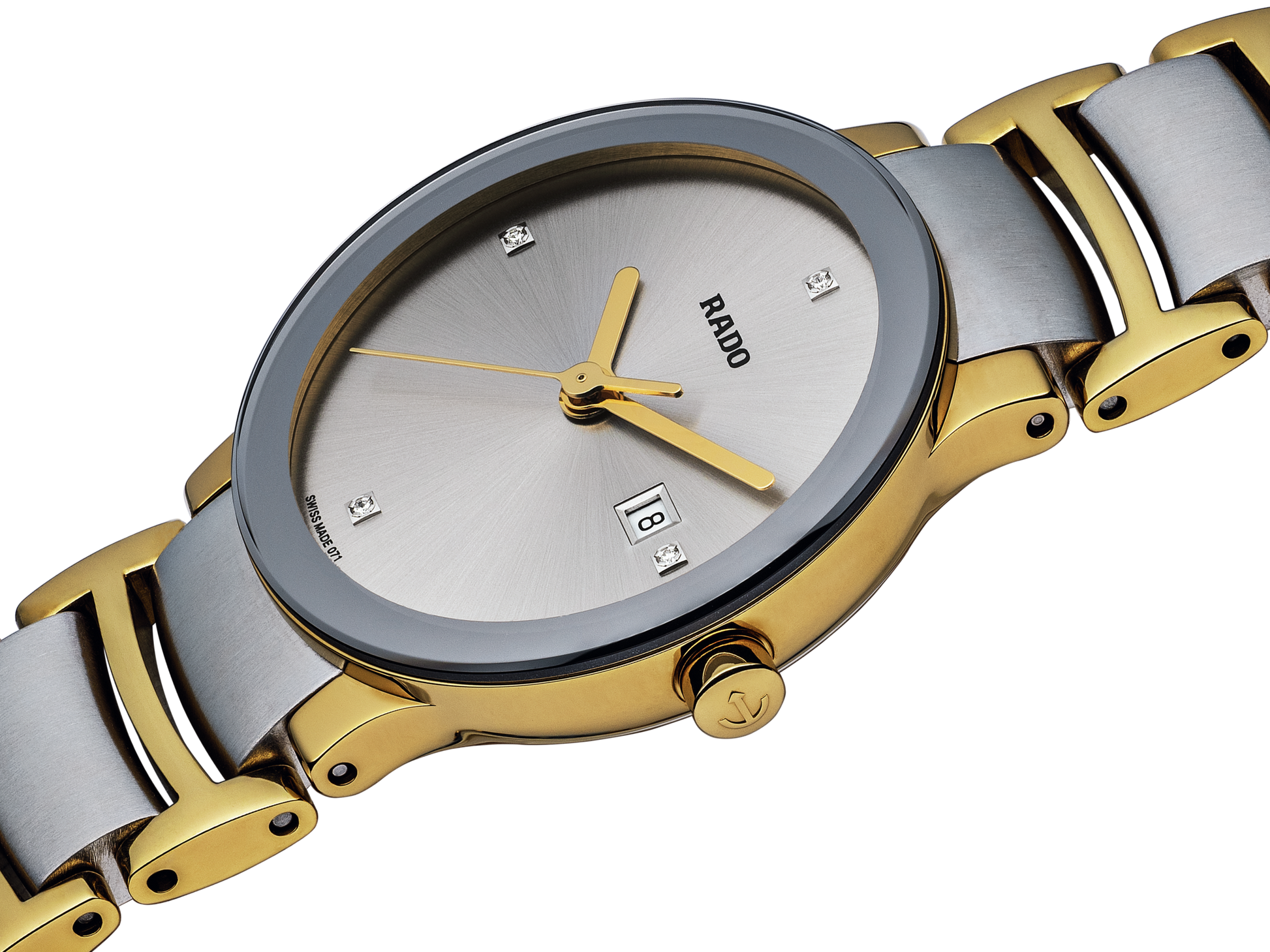 Rado Centrix Silver Dial Women 38mm