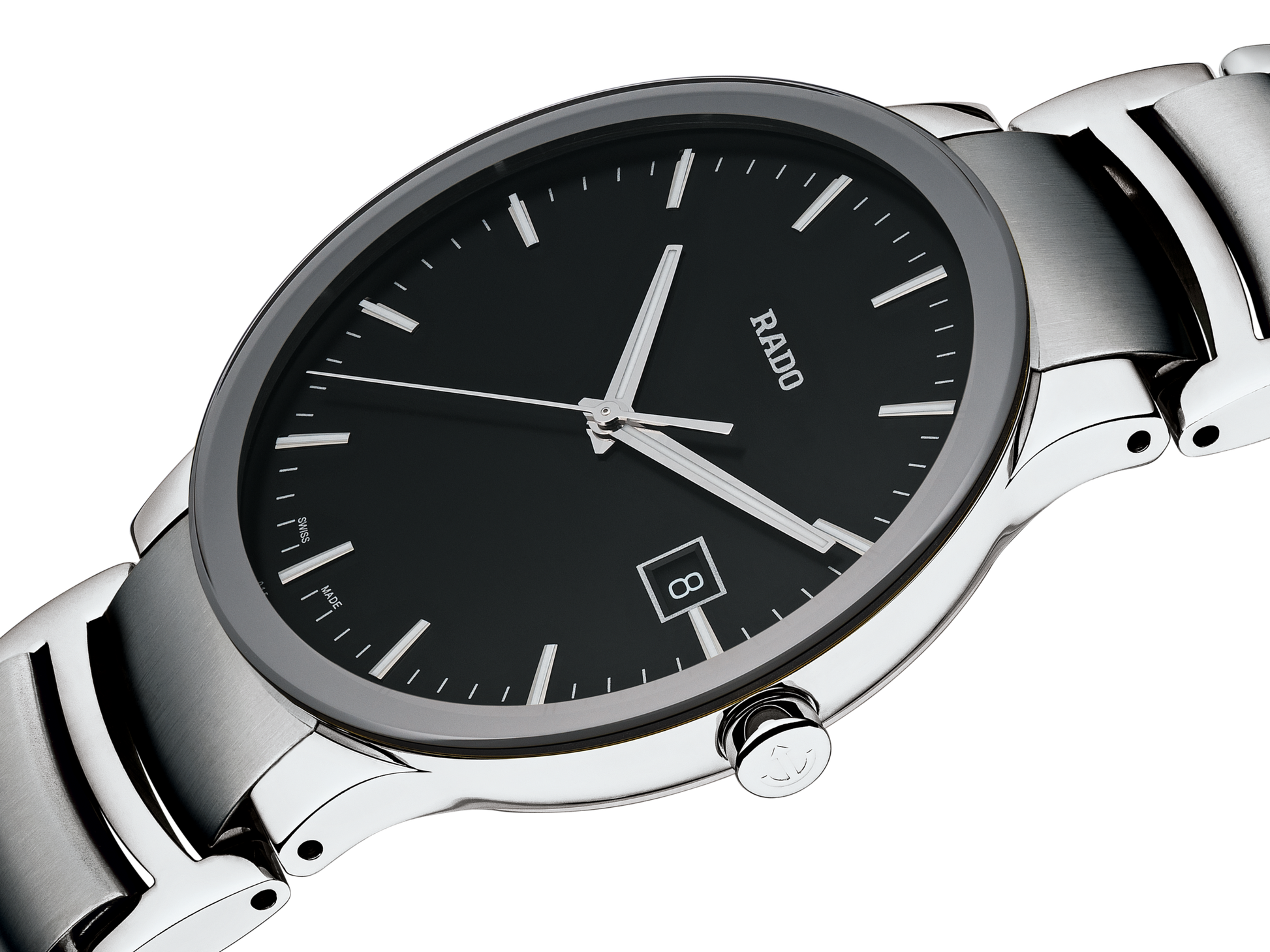 Rado Centrix Black Dial Unisex 38mm