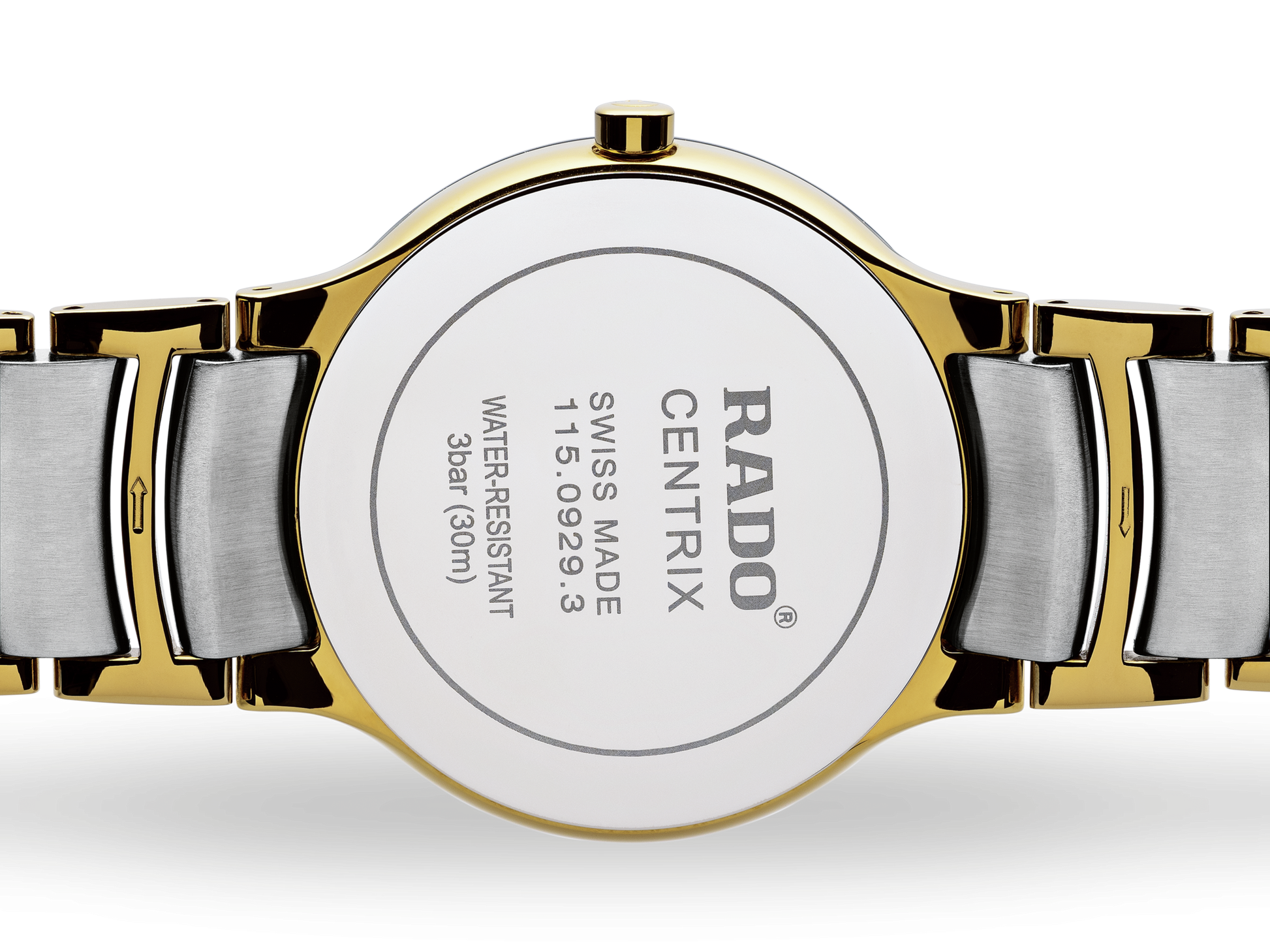 Rado Centrix Silver Dial Unisex 38mm