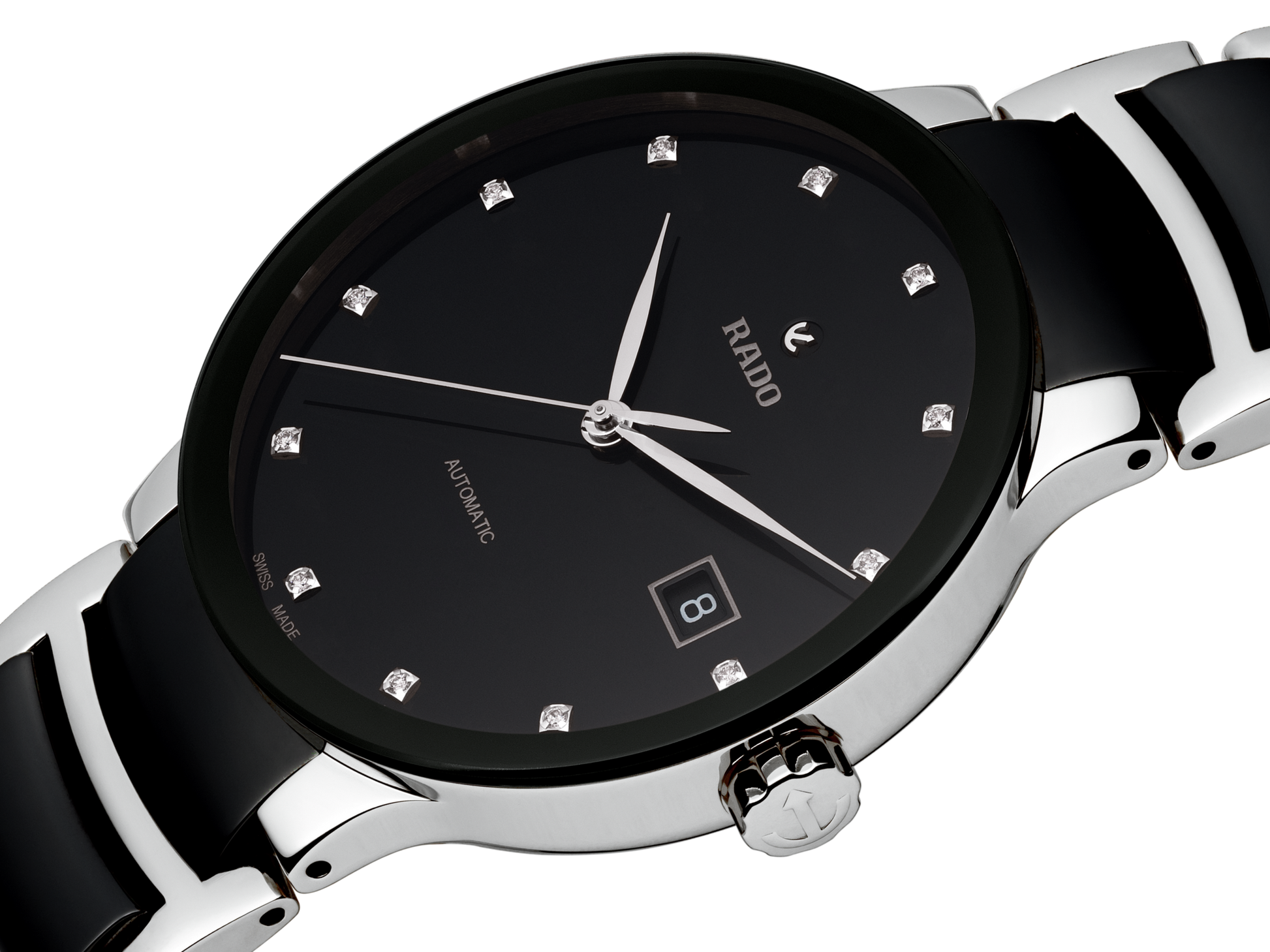Rado Centrix Black Dial Unisex 38mm